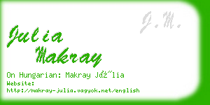 julia makray business card